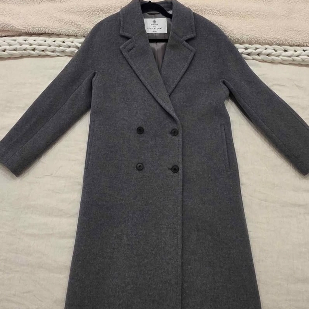 Babaton Charcoal Slouch Coat